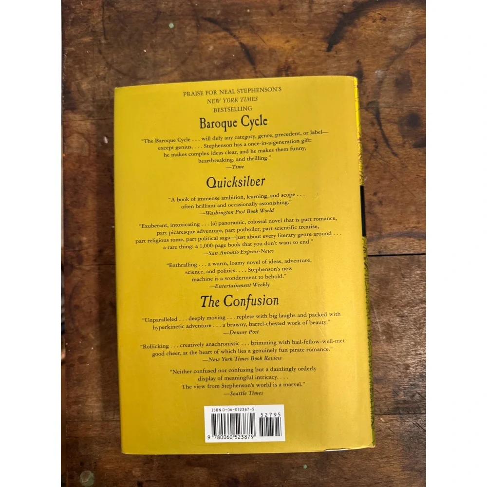 The System of the World Neal Stephenson First Edition HC Baroque Cycle Vol 3